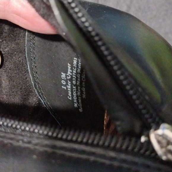 Sam Edelman black leather zip ankle boots. Mint condition. Size 10 - Picture 9 of 11